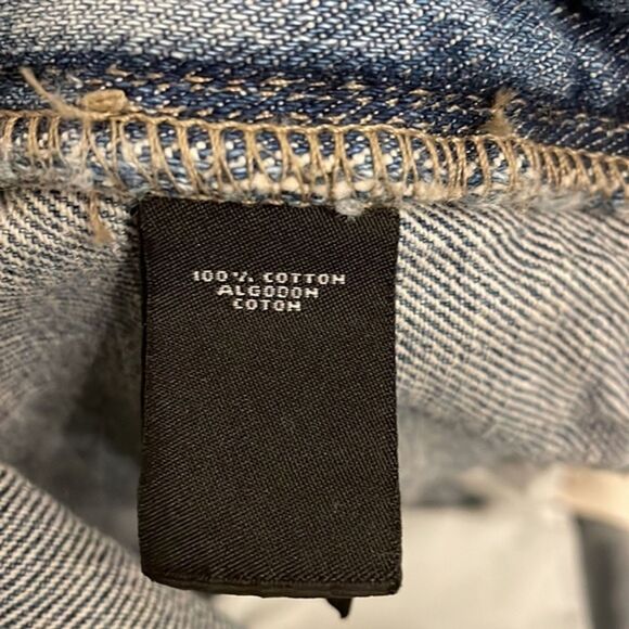 DKNY Denim Straight Leg Blue Jeans Mens 38x32 Medium Wash - Picture 9 of 12